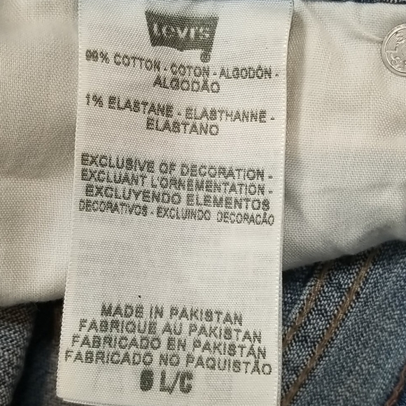 Levi's 515 6 Long Boot Cut Jeans Beaded - Picture 8 of 9